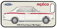 Ford Escort MkI Mexico 1970-74 (Red) Phone Cover Horizontal